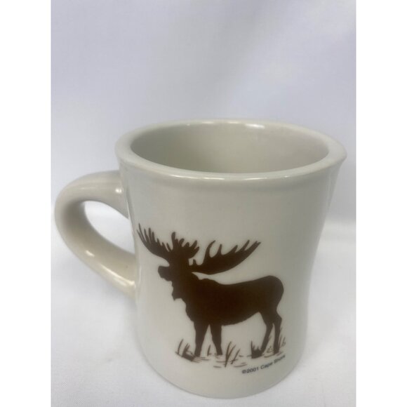 Vintage Cape Shore Moose Coffee Tea Mug Cup White Ceramic Collectibles - Picture 3 of 5